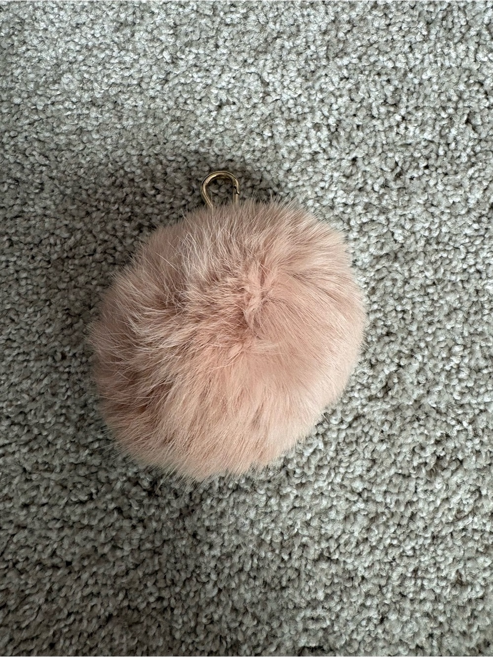 Furla Blush Pink Pom Pom Bag Charm